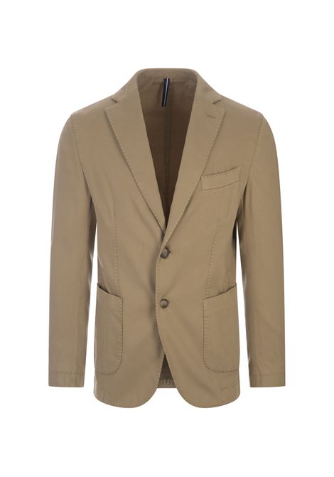 Blazer In Cotone Oxford Khaki